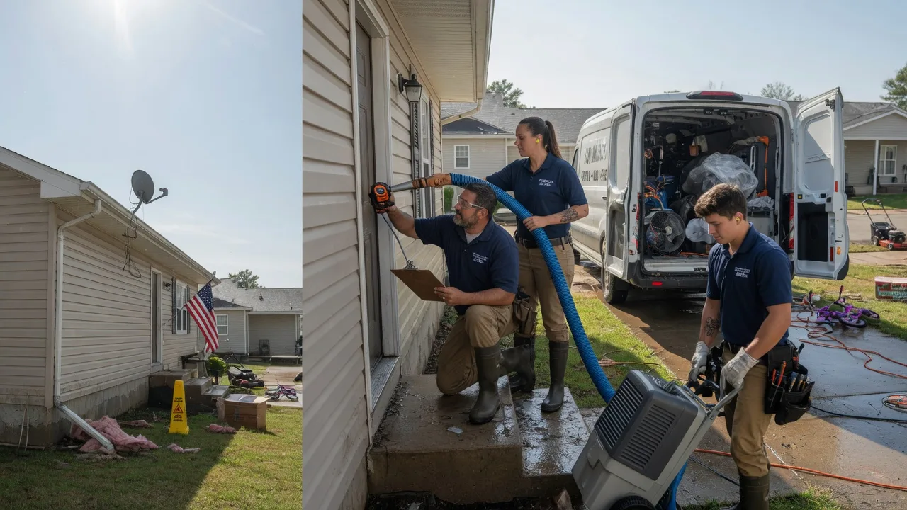 Ceiling Water Damage Restoration in Rupert, ID near me